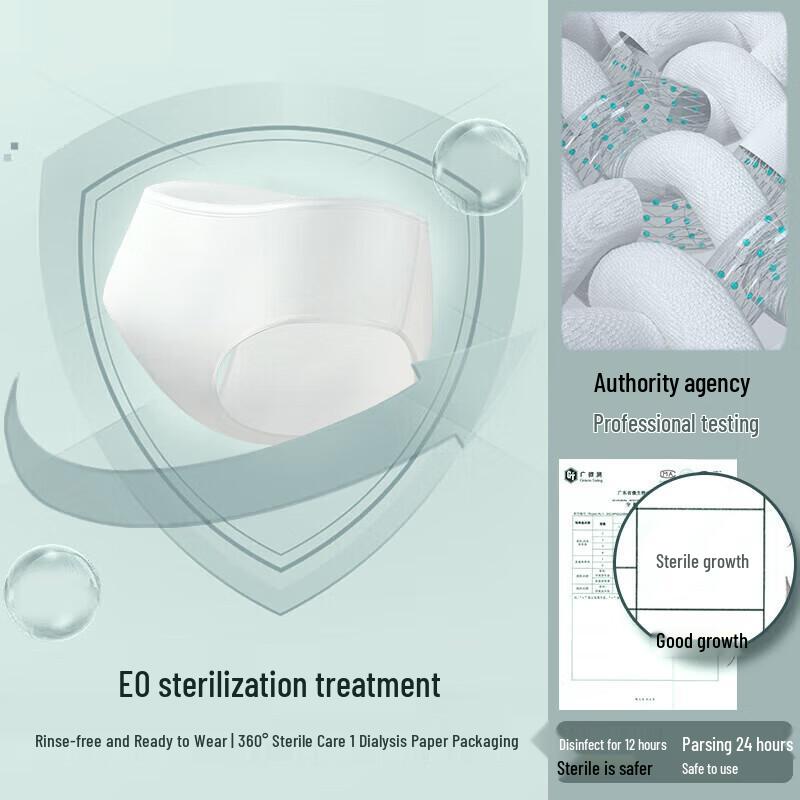 Travel & Maternity Disposable Pure Cotton Underwear (20-Pack)