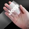 4Pc Car Threshold Protector Transparent Decorative Badge 3D Sticker for Jeep JK JL TJ Renegade Patriot Wrangler Cherokee Patriot Trail Liberty