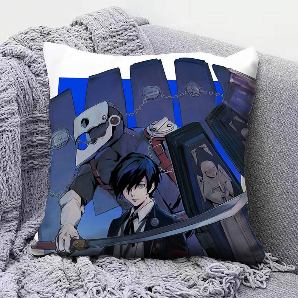 Makoto  Persona  Aigis P Home Sofa Cushion Covers and Aecorative Custom Pillow Covers