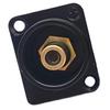 RCA Panel Mount Solder Adapter RCA Female to Solder Terminal AV Connector for TV Audio Game Machine Black Core
