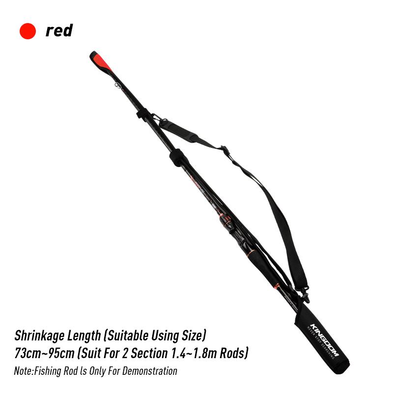 Kingdom Spinning Fishing Rods 73cm-152cm Casting Rod Protection Rope Length Adjustable For Protection Rods Cap Pole Storage Bag