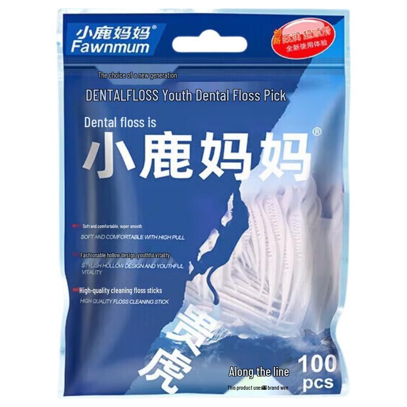 

Little Deer Mama Fine Smooth Round Floss Picks, 600 Count