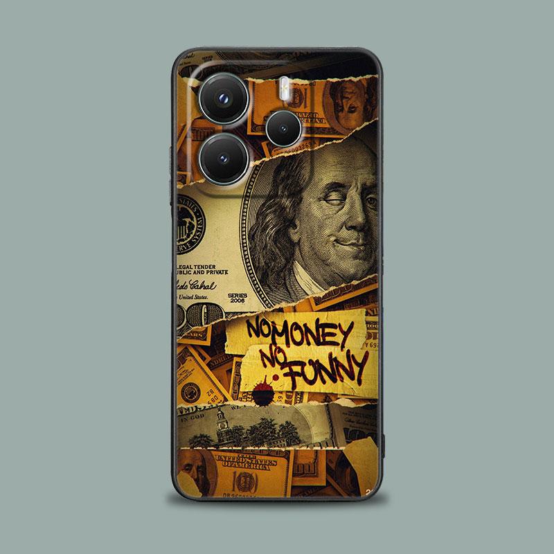 

Phone Case for Xiaomi Redmi 15C 14C 12C 13C 4G Redmi Note 15 14 13 12 11 10 Pro Plus 5G 12S Silicone Cover Winking Money Dollars Redmi 12