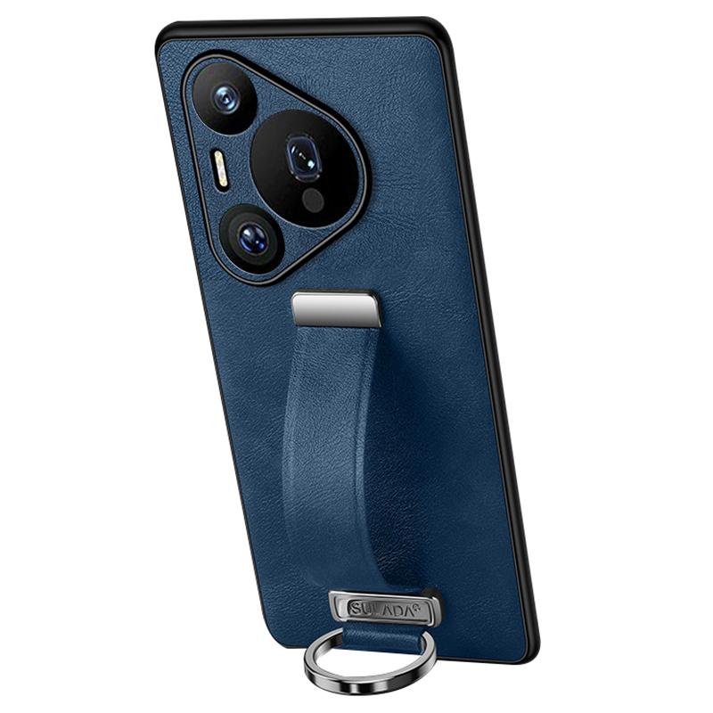 SULADA Fashion Series for Huawei Pura 70 Pro/Pura 70 Pro+ Case Wristband Kickstand Leather Back Phone Cover