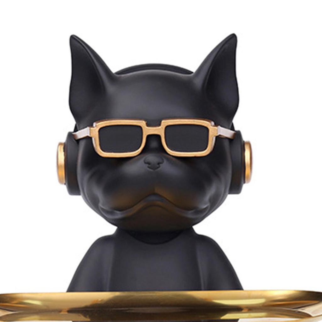 Dog Storage Tray Abstract Key Storage Box Decorative Figurine Sundries Container