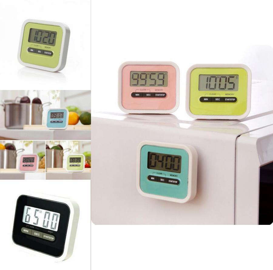 Ultra Stylish Magnetic Digital Lcd Kitchen Timer With Fashionable Design For Kitchens