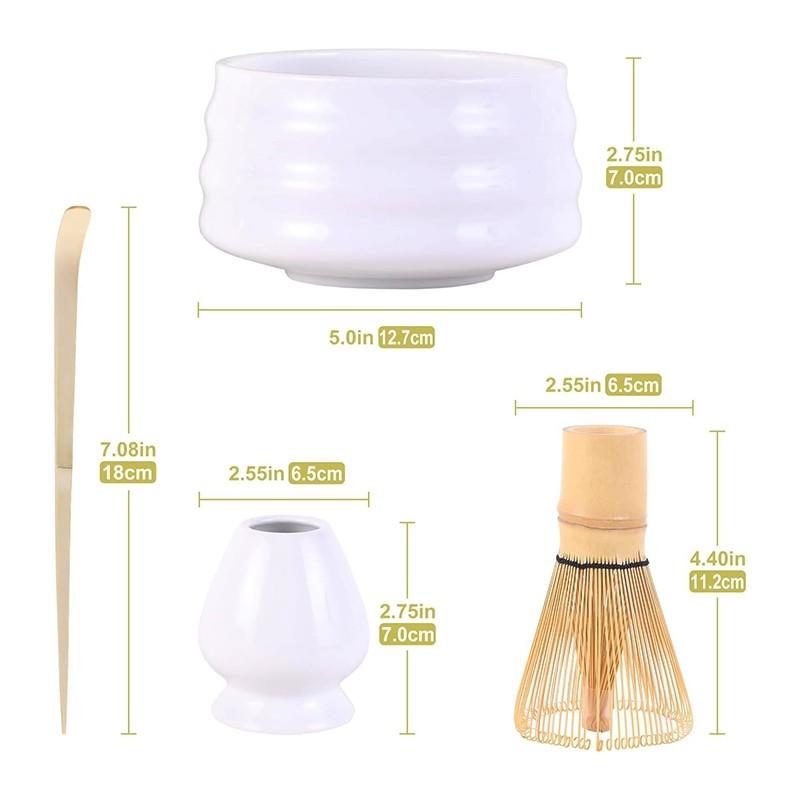 Matcha Bowl Whisk Set Tool Bamboo Brush Household Baking Tea Tools Japanese Matcha Tea Ceremony Premium Kit