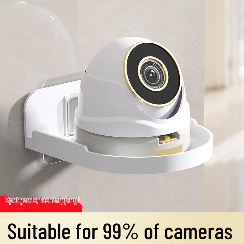Punch-Free Wall-Mounted Camera & Router Shelf