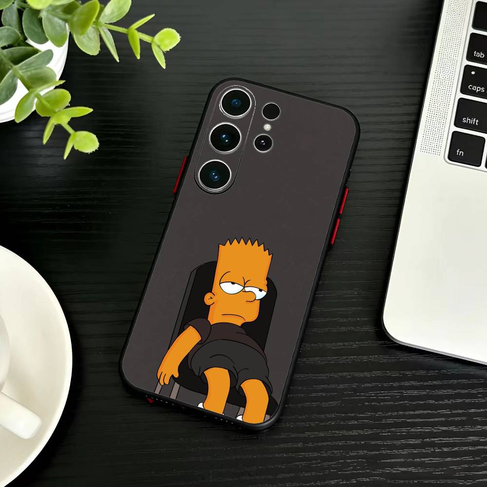 Anime T-The S-Simpsons-s  Phone Case For Samsung S26,S25,S24,S23,S22,S21,S20,Plus,Fe,Lite,Others Black Cover