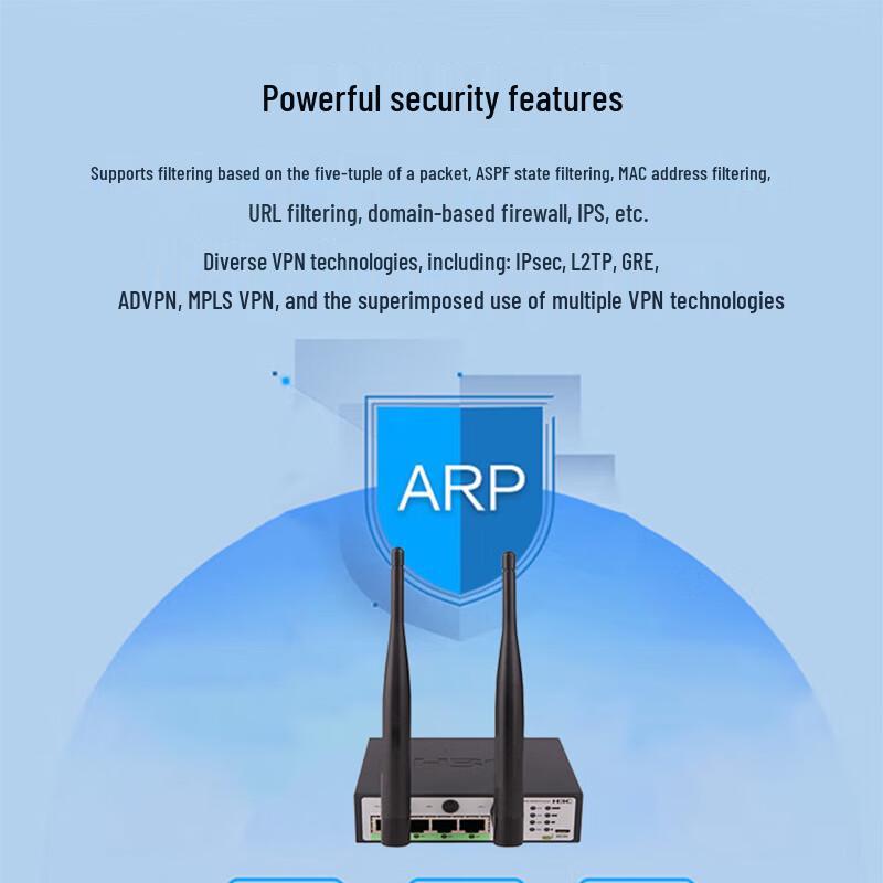 H3C MSR810-LME Multi-Service Router with AD-WAN and 3G/4G (CN version)