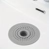 Silicone Drain Cover Hair Catcher, Bathroom Sink Strainer Shower Drain Stopper, Circular Bathtub Drain Protector