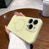 For iPhone 16 Pro Max Luxury Liquid Silicone Magsafe Magnetic Phone Case For iPhone 12 13 14 15 16 Plus Lens Protective Cover