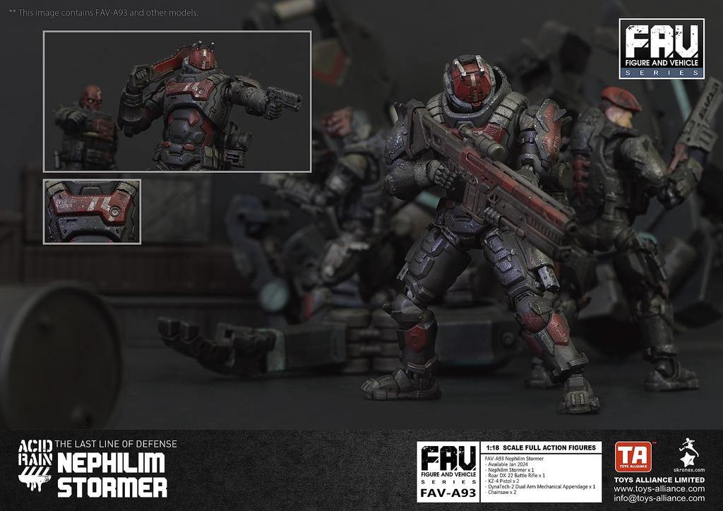 TOYS ALLIANCE LIMITED FAV A93 Nephilim Stormer Scale ABS Painted Complete Figure "Acid Rain" 1/18