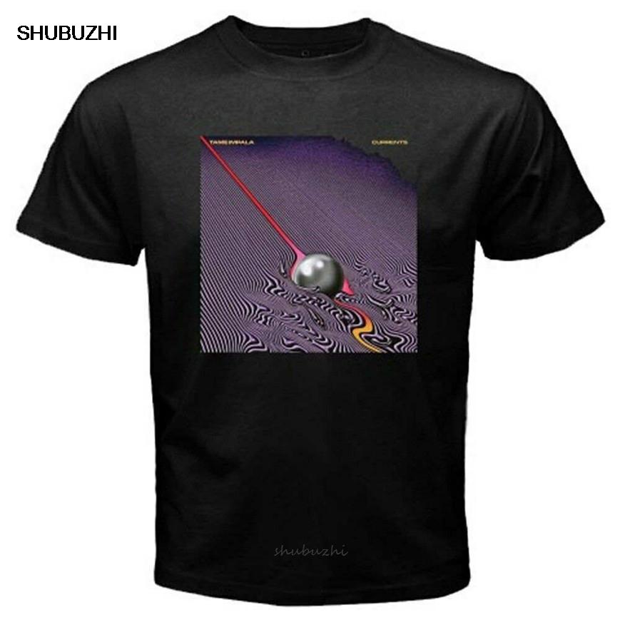 Tame Impala Currents Rock Band Men'S Black T-Shirt Size S To Xl Retro Tee Shirt Male Brand Tees
