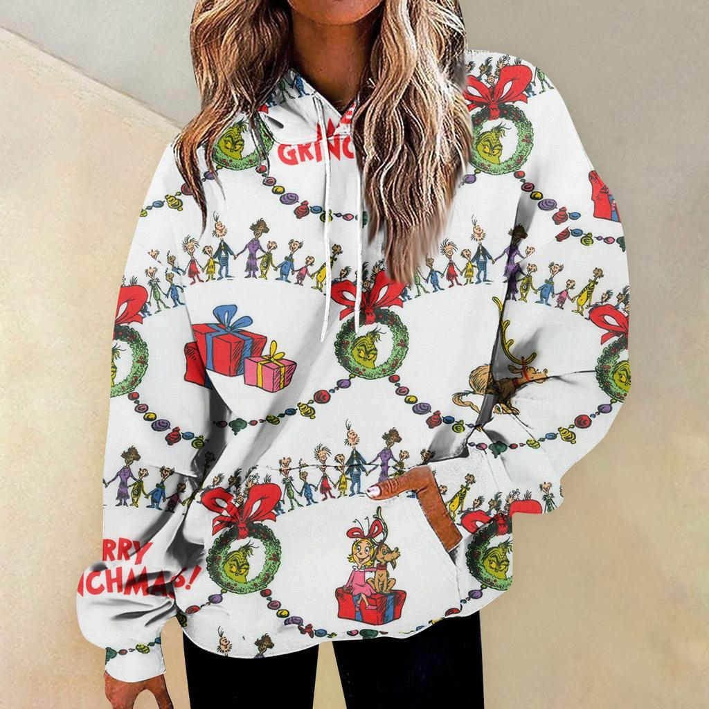 Women's Fashion Daily Versatile Casual Crewneck Sweatshirts Graphic Daily Long Sleeve Gradient Patchwork Printed Top Sweatshirts