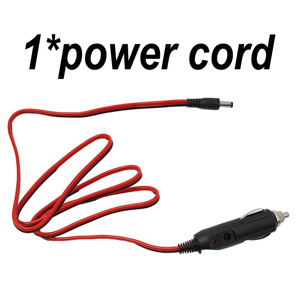 Car Power Cord 1Pcs 5.5mmx2.1mm Black Charger Cable