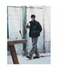SHIFT.G Washed Wide Denim Pants Khaki