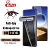 2Pcs Anti-Spy Screen Protector For Xiaomi Redmi Note 10 13 Pro 10 S 11 12 Plus Privacy Hydrogel Film