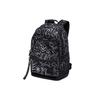 Li Ning Sports Lifestyle Series All Over Print Polyester Backpack Unisex Backpacks Black ABST155-1
