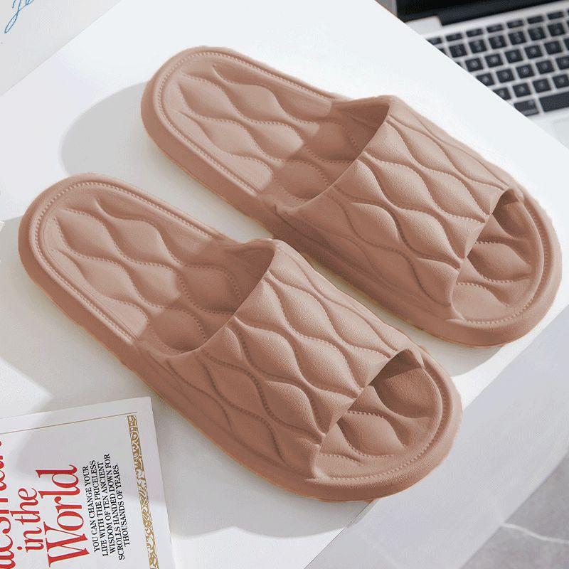 Slippers Women's Home Couple Hotel Bathroom Non-slip Thick Bottom Massage Indoor Summer Cool Slippers Men