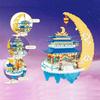 Challenge Moon Palace Castle Yz Mini Blocks Architecture Beautiful House Brinquedos Diy Toy Girls Christmas Gifts New Year