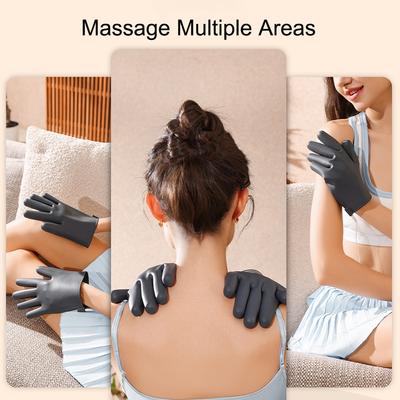 Luvas de Massagem EMS Massageador Corporal de Pulso Elétrico Estimulador Muscular de Microcorrente Aliviar Fadiga Relaxamento Muscular Luvas de Massagem