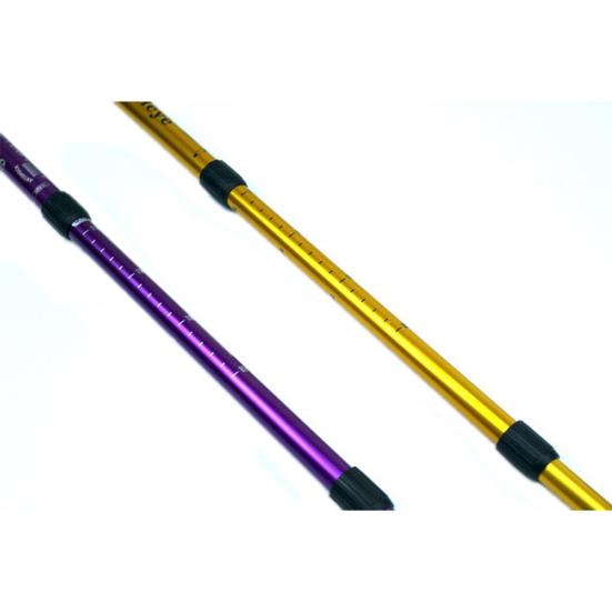 Aluminum Alloy Retractable Anti-Shock Walking Stick Outdoor Trekking Hiking Cane