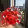Squishy Edelstein Ball Knetspielzeug Lustiger Plastik Transparenter Ball Fidget Spielzeug Entspannung Angstlinderung Spielzeug für Kinder Geschenke