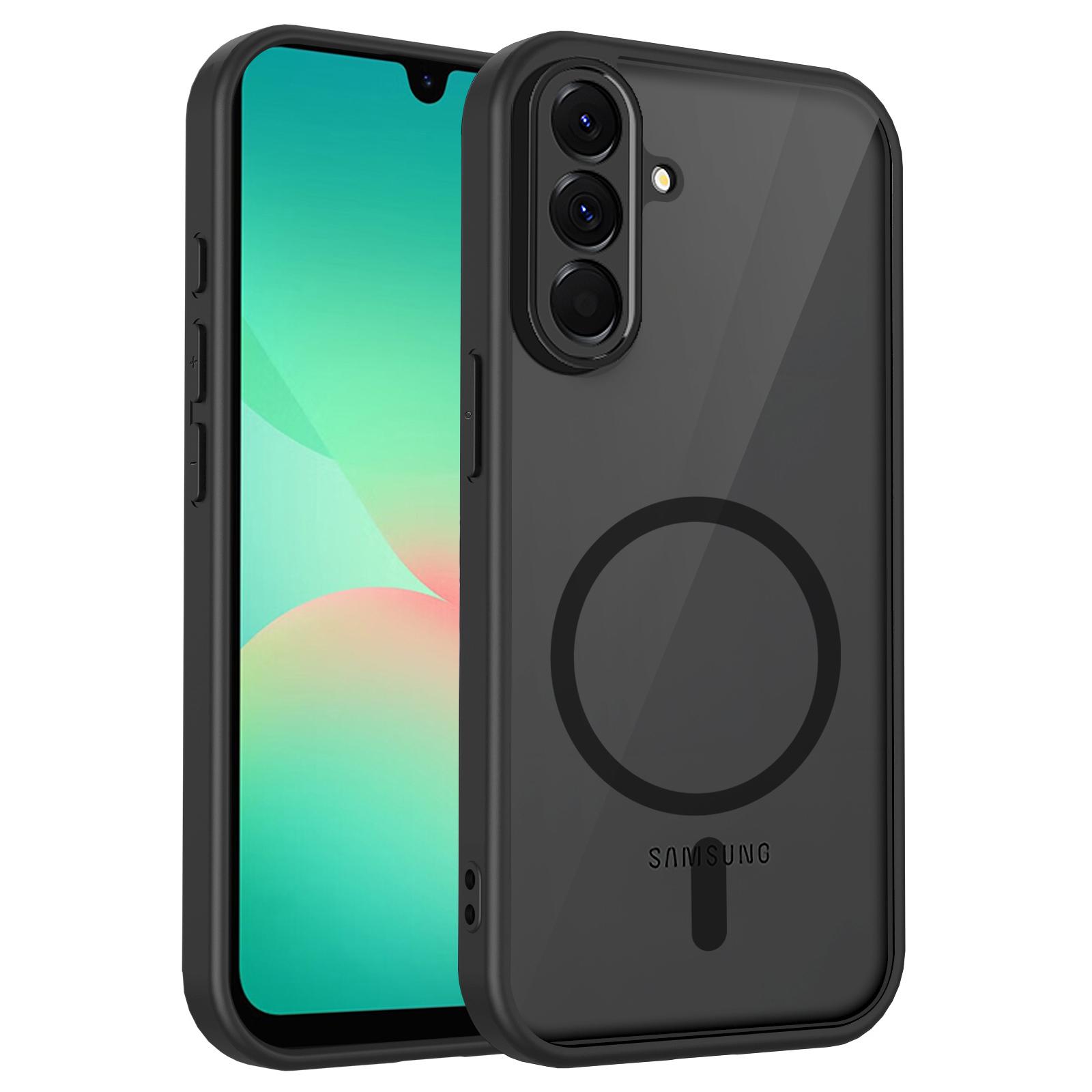 

For Samsung Galaxy S26+ Magnetic Case Skin Touch Matte PC + TPU Anti-Drop Phone Cover