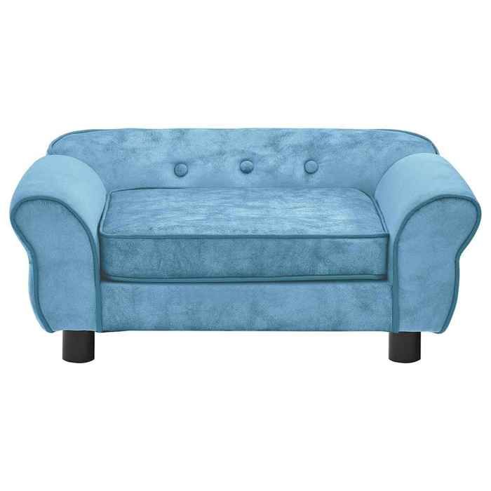 Canapé pour chien - vidaXL - Turquoise - 72x45x30 cm - Peluche - Intérieur