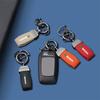 Car Keychain Waist Belt Buckle Sheepskin Keyring Pendant for Skoda S Logo Octavia Fabia 2 Superb 2 Kamiq Kodiaq VRS VII xknp33