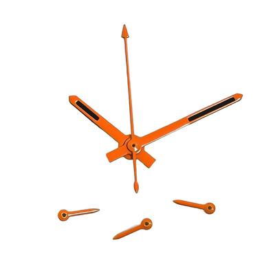 8.5*13*13.5mm Für VK63 Uhrzeiger Leuchtend Schwarz/ Silber/Orange Zeiger Für VK63 Uhrwerk Ersatzteile Uhrenzubehör