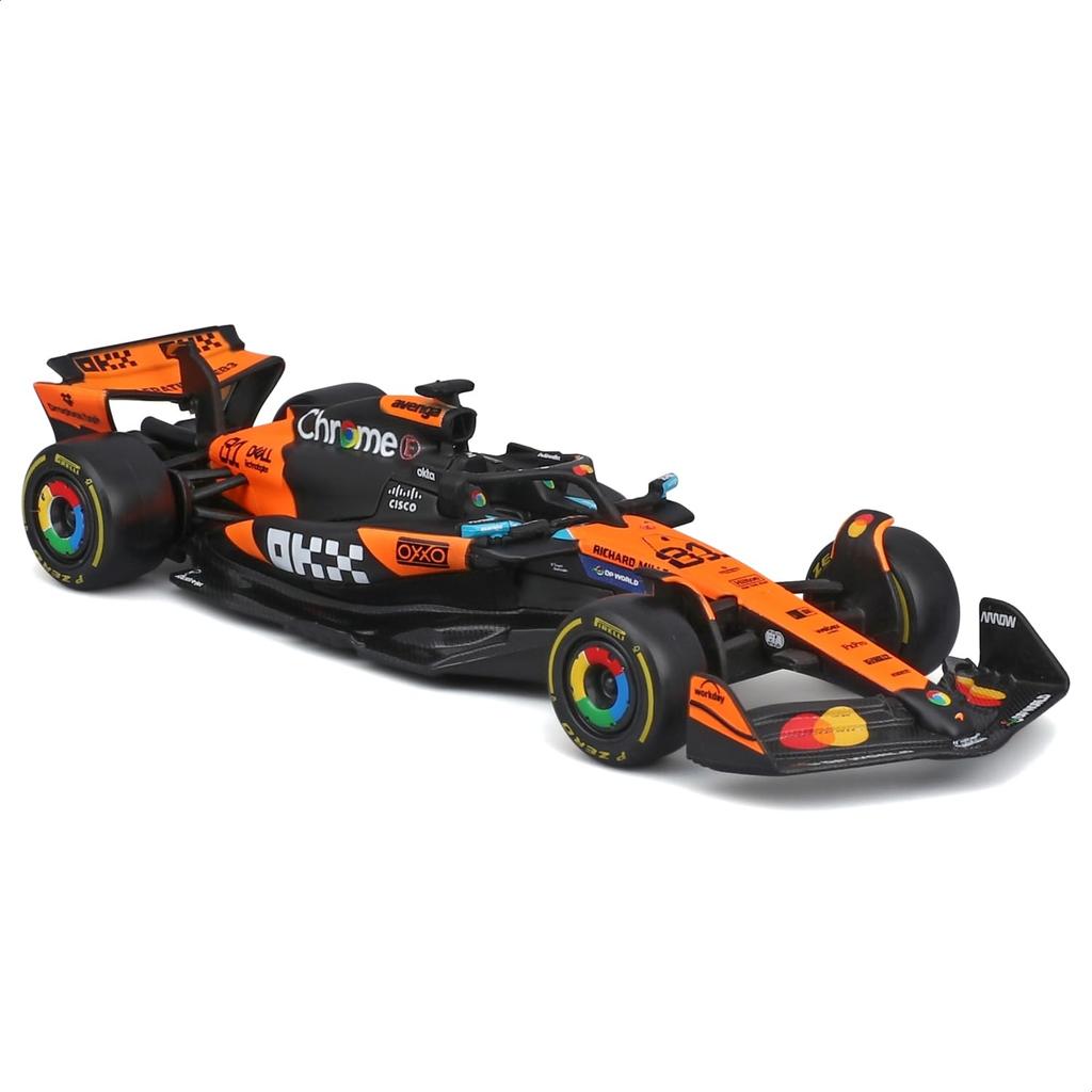Bburago 2025 Model F1 McLaren Team MCL39 Oscar Piastri Australian GP Race Sports Car Miniature Diecast Car Finished Product 1/43 #81 / 18-38248 (#81)