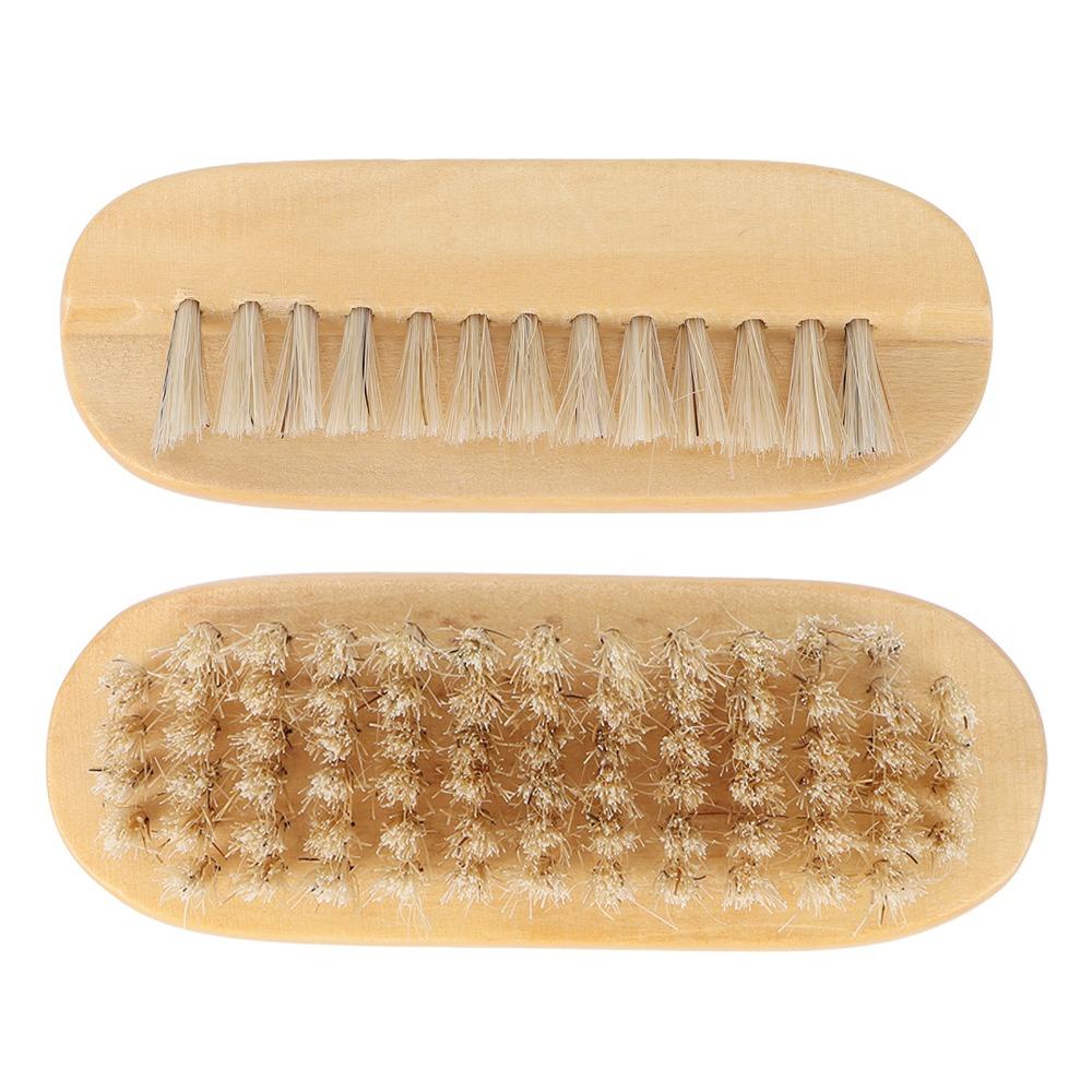 Double Sided Double Sided Nail Scrubber Two-sided Fingernail Care Brush Manicure Pedicure Care