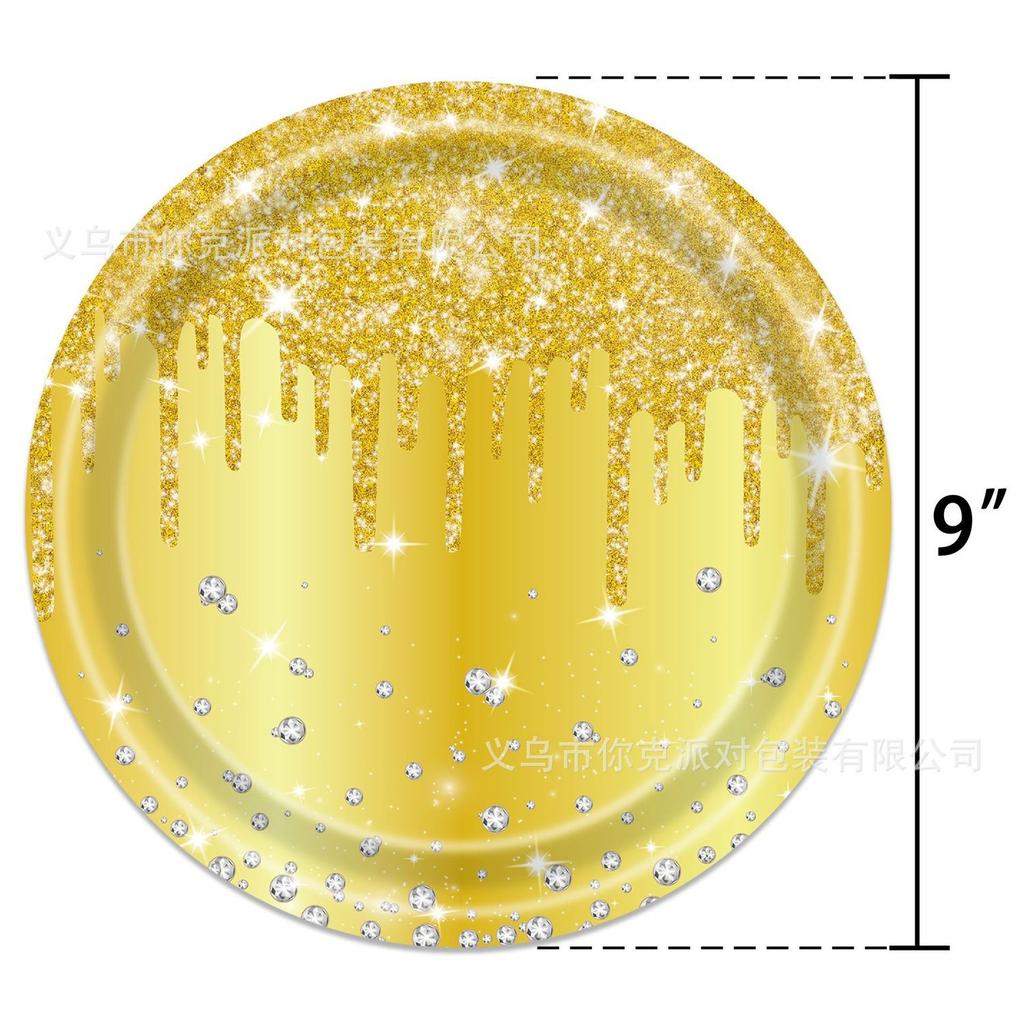 Platinum First Birthday Theme Paper Plates, Disposable Paper Cups, Tissues, Tablecloths, Birthday Party Theme Scene Decoration