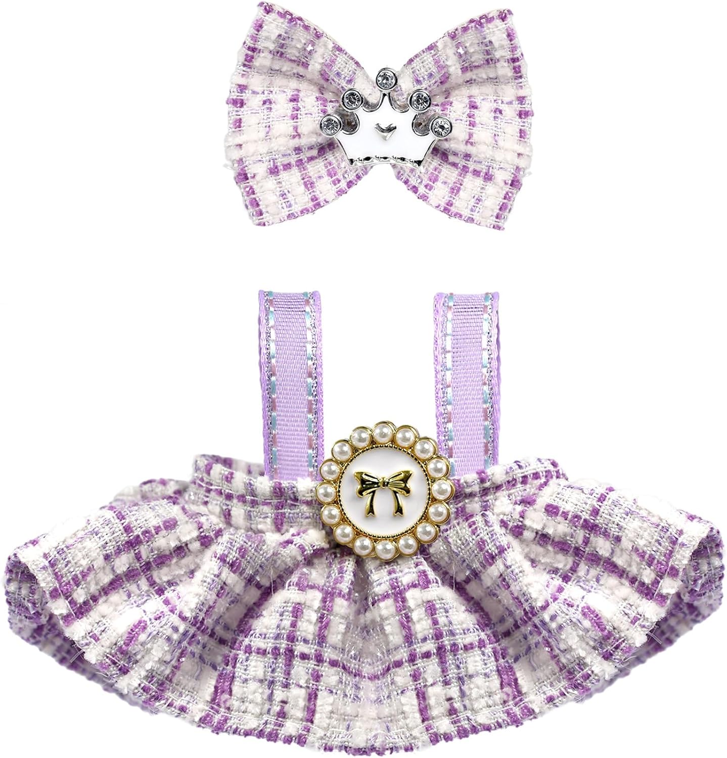 

Одежда для куклы LABUBU (НЕТ куклы),Наряд для LABUBU, Набор одежды для переодевания LABUBU, Аксессуары для LABUBU фиолетовый