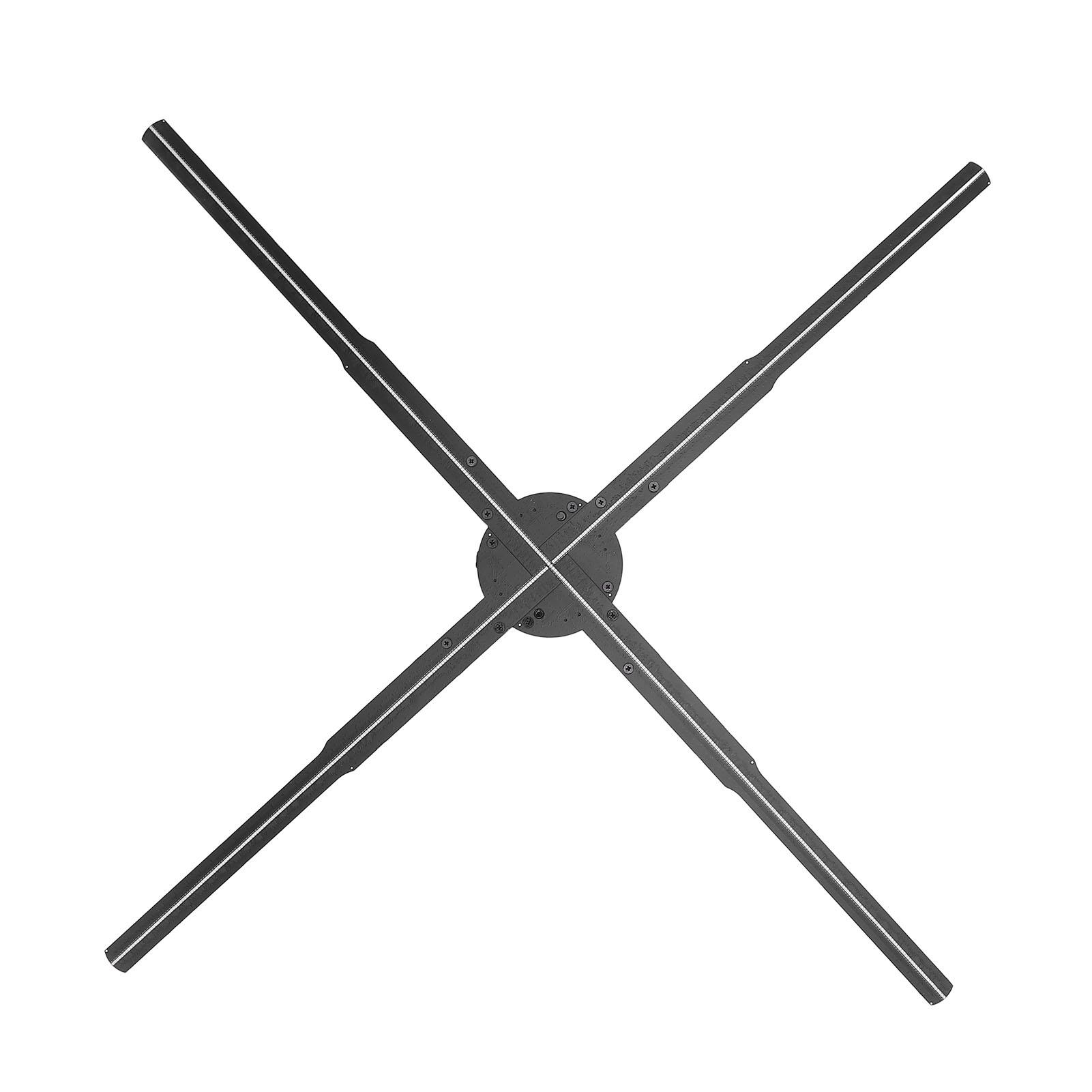 

3D голограмма вентилятор 26 дюймов 2000x1536 пульт дистанционного управления беспроводной экран трансляции 768 светодиодов 3D голограмма UK Plug