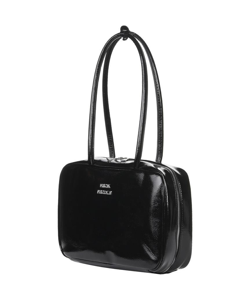 Nick&Nicole Nicole Logo Minimal Square Bag_Black