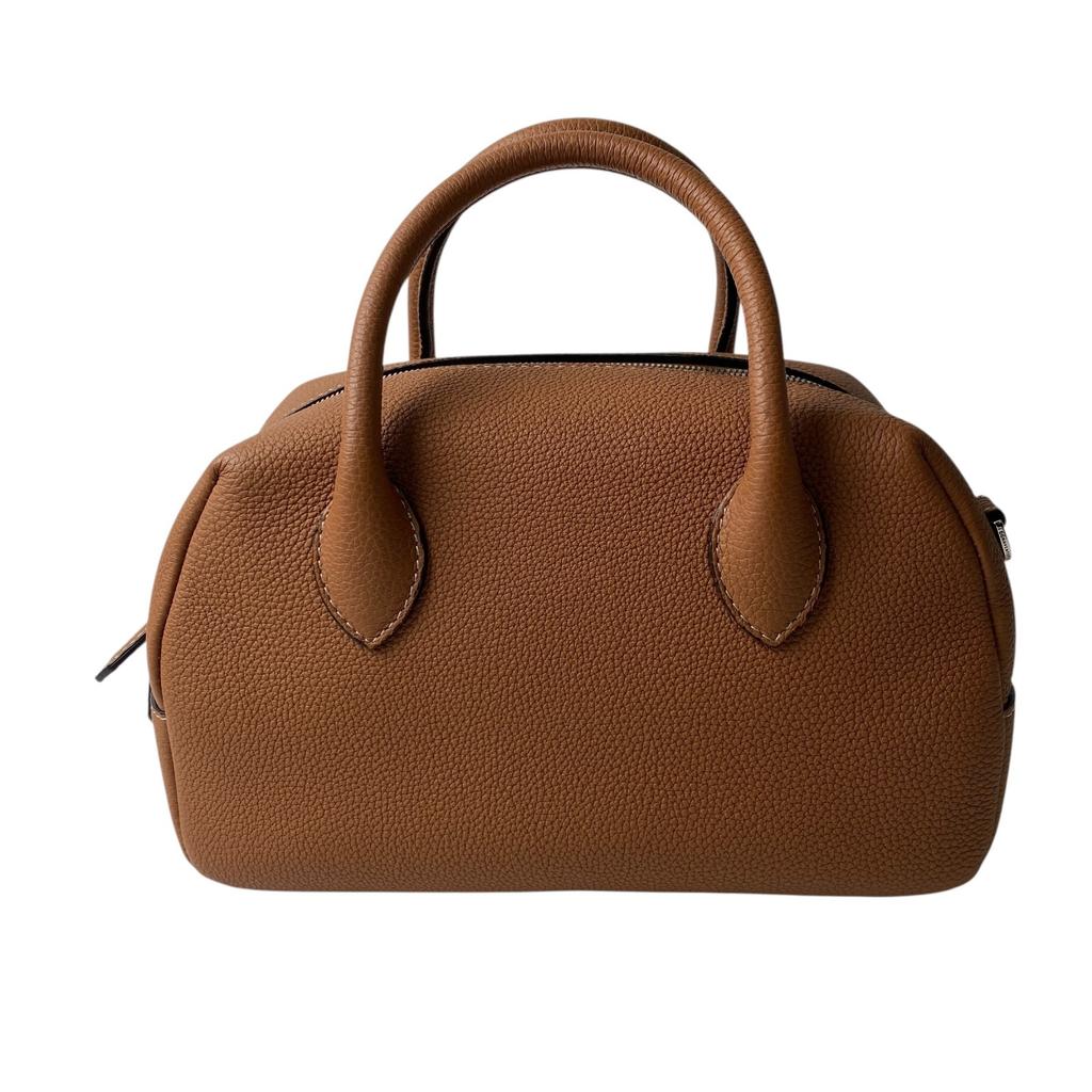Used Shoulder Bag Brown Leather Women