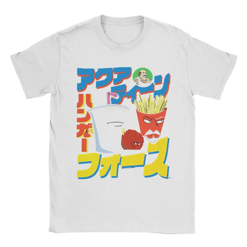 Aqua Teen Hunger Force T-Shirt Beach Hipster T-Shirts Couple 100 Cotton O Neck Oversize Clothes Short Sleeve Y2K Funny Tshirt