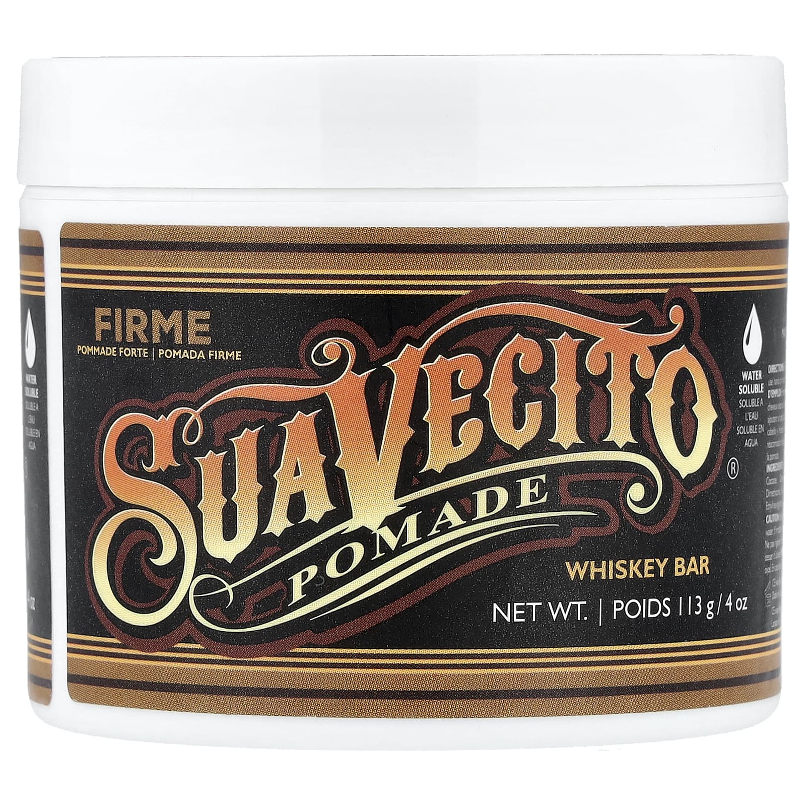 Suavecito, Pomade, Perm, Wiki Bar, 113g (4oz)