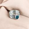 Rare Apatite Gemstone 925 Sterling Silver Jewelry Handmade Ring Gift For Mother RR-16-3