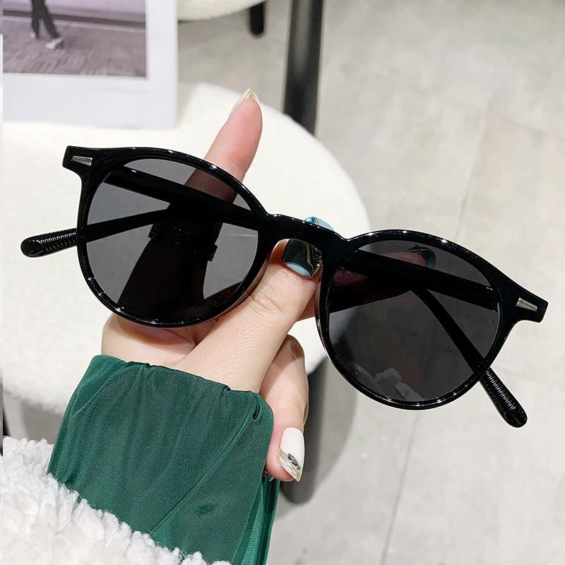 Brand Fashion Vintage Round Sunglasses Women Luxury Designer Small Sun Glasses For Men Driving Female Shades Eyewear Uv400