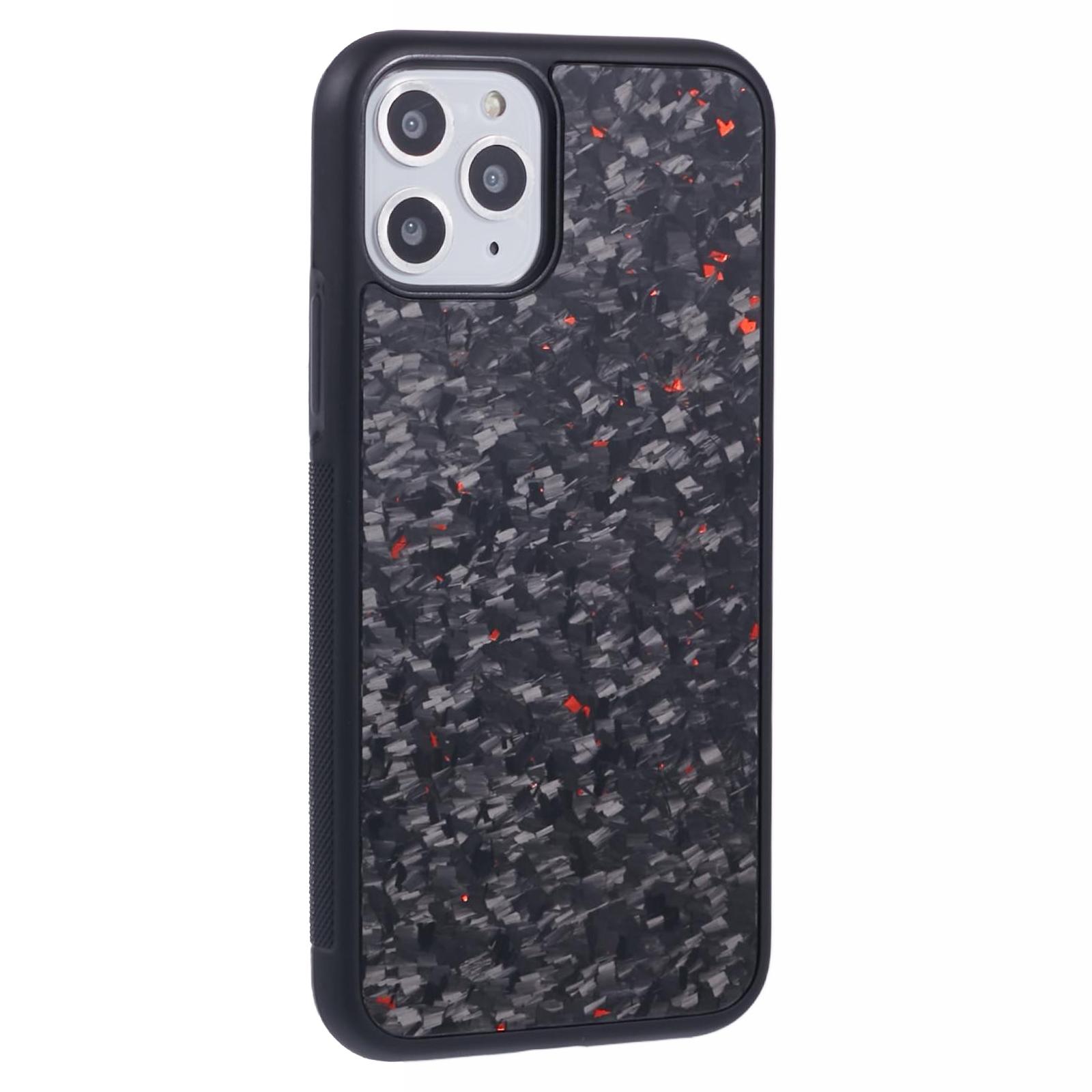 

Для iPhone 11 Pro Магнитный Чехол Кованая Текстура Арамидное Волокно + TPU Противоскользящий Чехол Для Телефона B