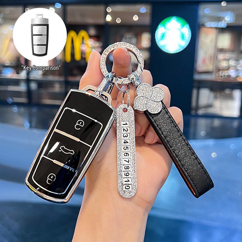 High-Grade Protective Case for Volkswagen Old Magotan B7, 2013-2016 CC Models Key Fob