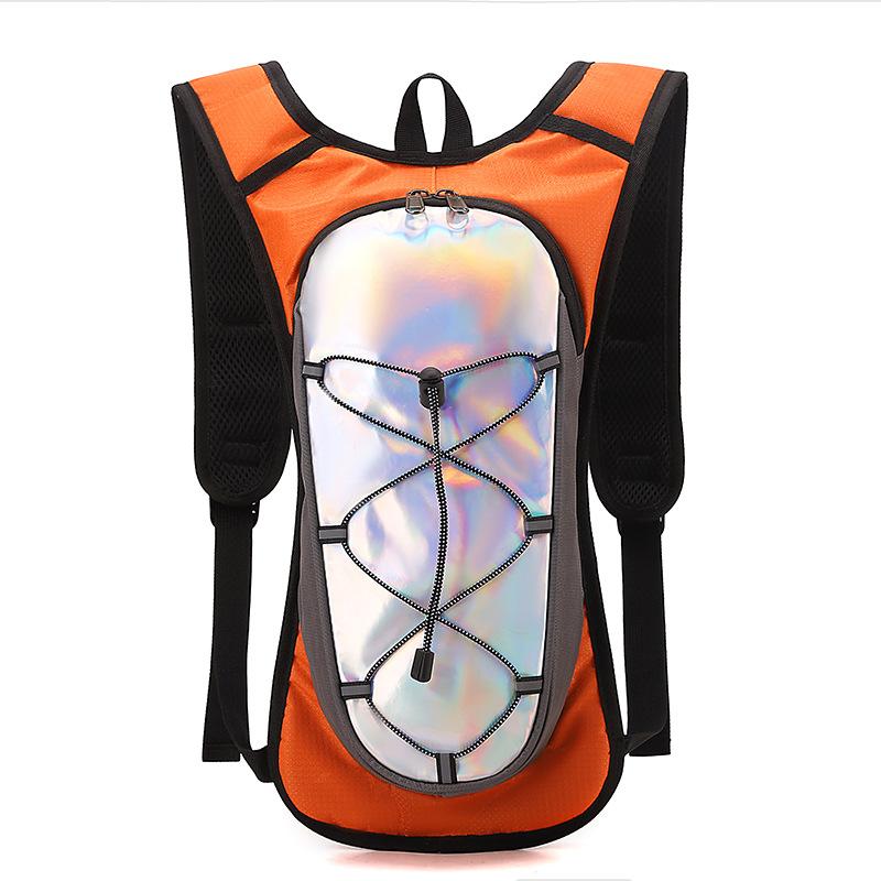 

Спортивный мужской рюкзак с цветными блоками, легкий рюкзак для велоспорта, пешего туризма, активного отдыха оранжевый