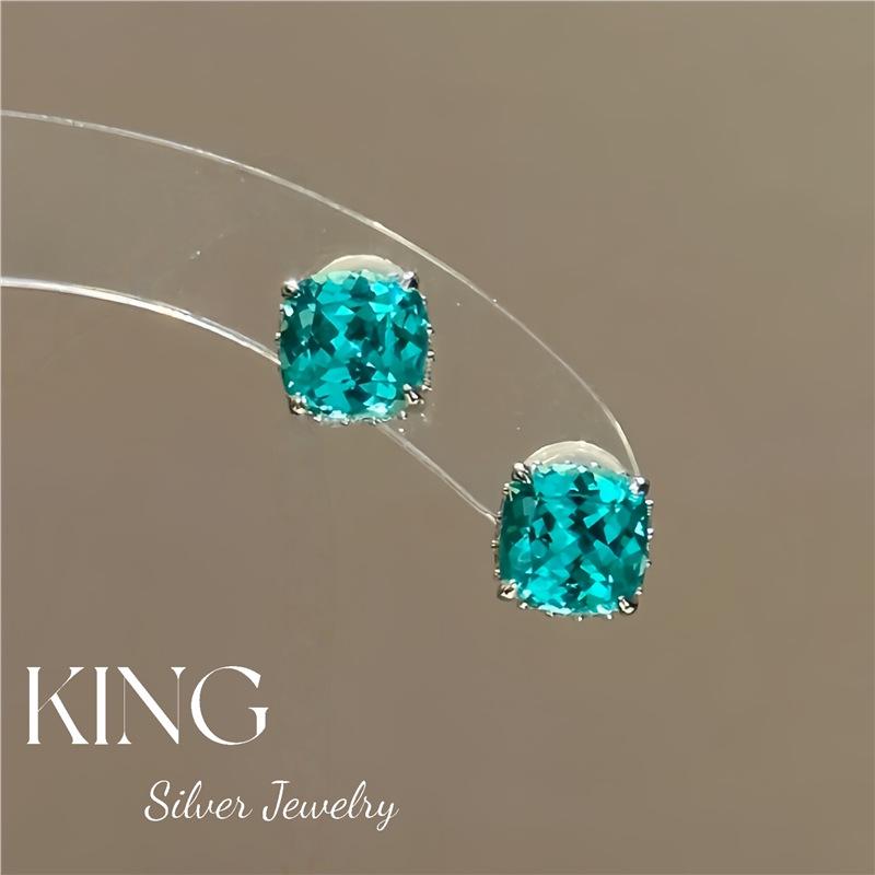 Paraiba Inspired Pure Silver & Gold-Plated