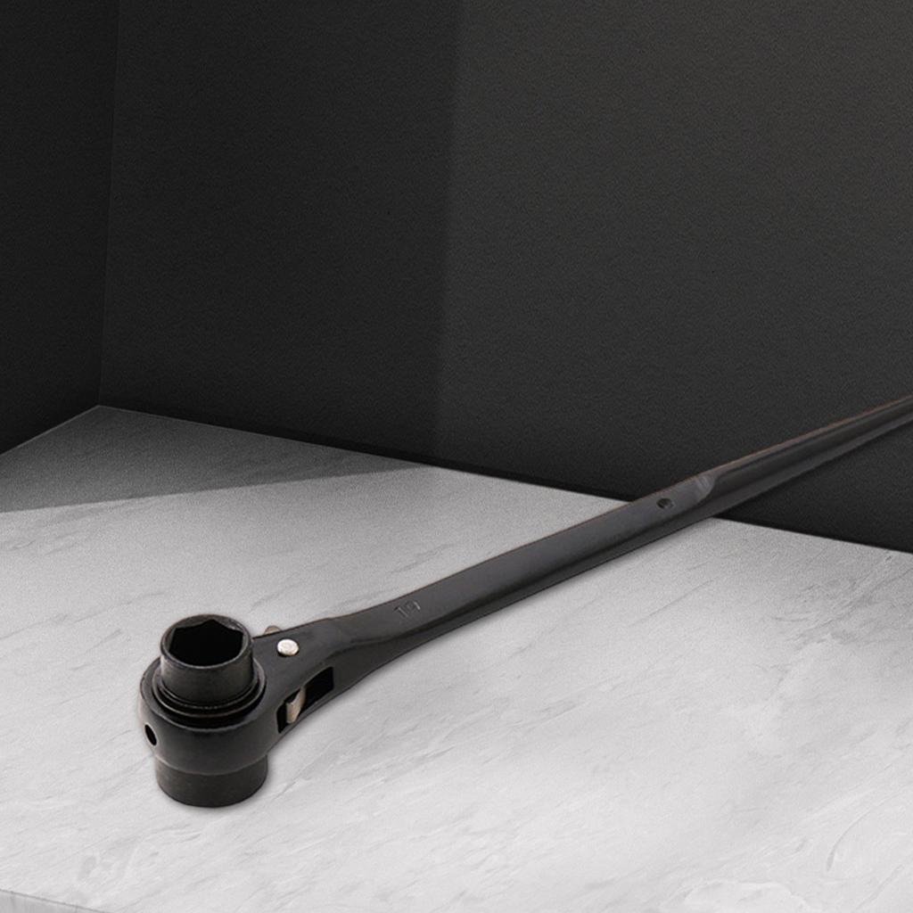 Heavy Duty Podger Ratchet Wrench Spanner with Double Openings for Professional Repair Needs Scaffolding and Repair Work