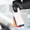 Car Window Suction Cup Clip 2 Pcs Ticket Card Holding Hook Reusable Ticket Paper