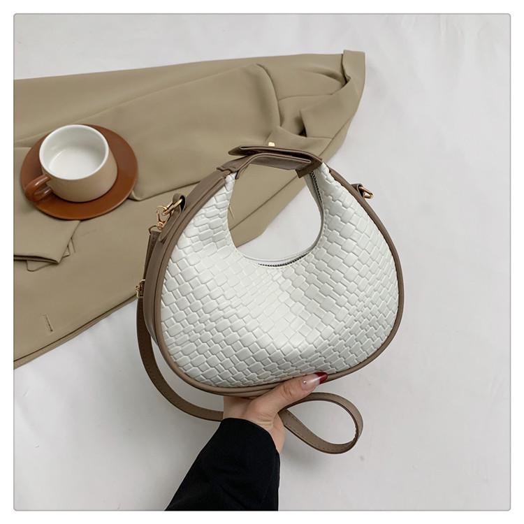 2025 Ρετρό Γυναικεία Τσάντα Χιαστί Σχήμα Ημισελήνου – Ειδικού Σχεδιασμού Τσάντα Ώμου